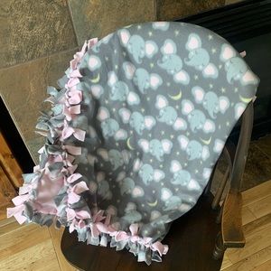 Handmade tie blanket (toddler)